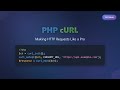 PHP cURL Tutorial for Beginners: Making API Requests Easily!
