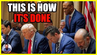 LOOK WHAT HAPPENED AT TRUMP’S CABINET MEETING!