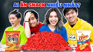 AI ĂN SNACK NHIỀU NHẤT? | NGƯỜI CUỐI CÙNG NGỪNG ĂN SNACK THẮNG 1 TRIỆU | SUNNY TRƯƠNG