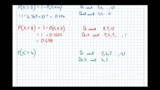 Cumulative Binomial Distribution [Year 1 Maths (Stats)]