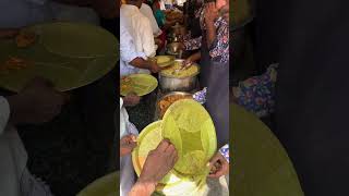 Huge crowd For Unlimited veg meals | Street food Hyderabad #food #foodie #funny