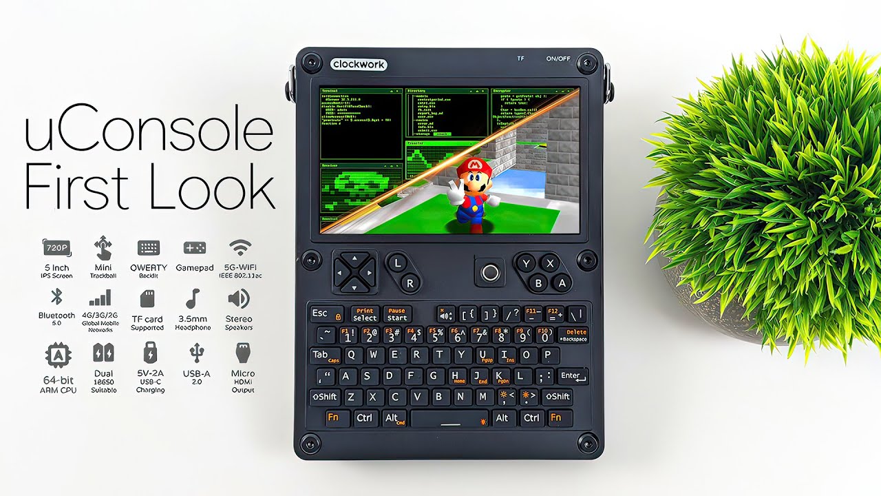 The Uconsole Is The Coolest All New Diy Handheld We Ve Ever Had Our