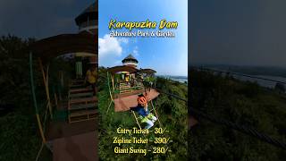 KARAPUZHA DAM ADVENTURE PARK - WAYANAD TOURIST PLACES ❤️ - LONGEST ZIPLINE WAYANAD #wayanad #travel