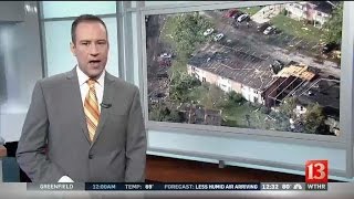 Kokomo clean-up - noon report
