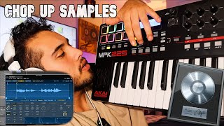 How to CHOP UP Samples with MPK 225 | Making a beat in Logic Pro X