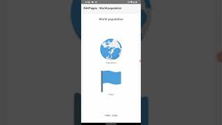 B4X B4A XUI cross platform - A simple Android world population app created in one day