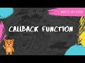 callback function using javascript