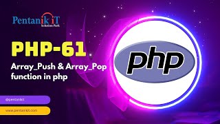 Array Push & Array Pop function in php