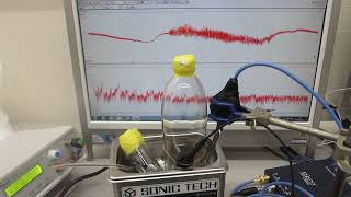 表面残留応力緩和・均一化処理による、超音波洗浄器実験（超音波システム研究所）