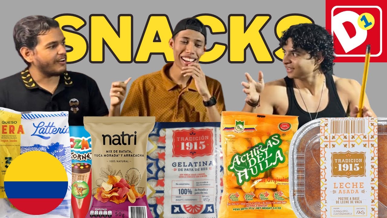Probando Cosas Raras Del D1 Dulces Y Snacks Colombianos Youtube