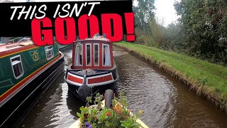 384 - NEAR DISASTROUS Narrowboat Cruise Through Whitchurch \u0026 Grindley Brook, Llangollen Canal