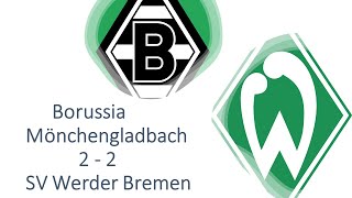 ⚽ Borussia Mönchengladbach - Werder Bremen | 2:2 | 25. Spieltag – Nachbericht