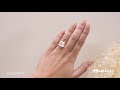 josephine moissanite ring luxe collection moi moi fine jewellery