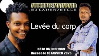 en direct ! Levée du corps de DJ LA MERVEILLE ARISTOTE MATABATO à la morgue de Cinquantenaire