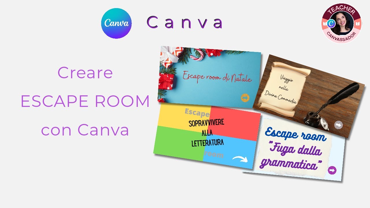 Creare ESCAPE ROOM Con Canva - YouTube