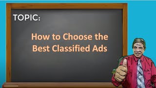 How to choose the best classified ads to post Ads on your real estate properties