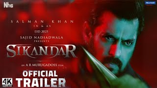 Sikandar : Official Trailer | Salman Khan | Sajid Nadiadwala | AR Murgadas | Sikandar Teaser