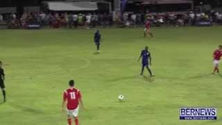 Bermuda Vs Greenland Mens Football NatWest Island Games, July 14 2013