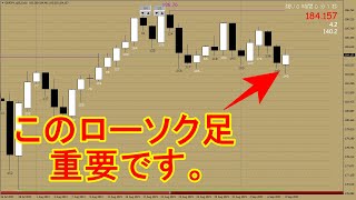 FXローソク足｜トレンドの転換時に発生しやすいかぶせ線と切り込み線について