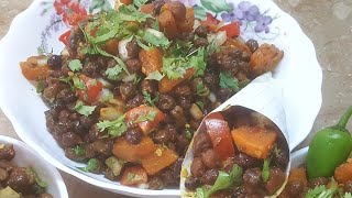 Spicy Chana Chaat / Black Chana Chaat / Ramadan Special Chaat / Easy Chana Chaat Recipe for Iftar