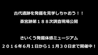 さいくう発掘体感ミュージアム その１