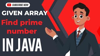 || Given Array Find Prime Number In Java || Easy Way To Learn || #programming #programminglanguage