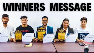 Winners Message| Speech Competition| English Talks| Public Speaking| English Interview| Happiness