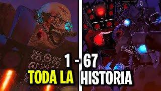 TODA LA HISTORIA EXPLICADA de SKIBIDI TOILET (1 - 67 parte 2) en UN VIDEO!