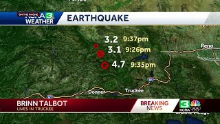 ShakeAlert issued before quakes in the Sierra