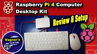 Raspberry Pi 4 Desktop Kit:  Unboxing, Setup \u0026 RPi4 Review!  Raspberry Pi 4 model B 4GB + Tutorial