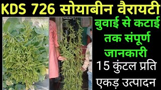 KDS 726 ( फुले संगम ) सोयाबीन वैरायटी की पूरी जानकारी / KDS 726 Soybean Veriety / KDS 726 सोयाबीन