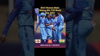 🔥Indian Women Win T20 World Cup U19 Cricket 2023 In South Africa |