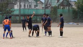 平塚学園（オレンジ）vs 平塚工科（黒）【西相地区7人制大会2024～1年】