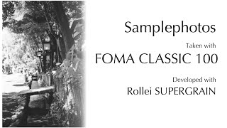 【Samplephotos Taken with FOMAPAN CLASSIC 】FOMAPAN100をRollei SUPERGRAINで現像処理したサンプル写真