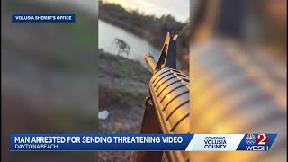 'This is what's in store': Florida man arrested for making threats with videos of gunfire