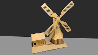 Windmill by Using Cardboard.