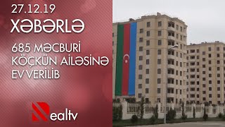 685 məcburi köçkün ailəsinə ev verilib