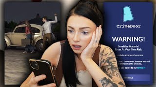 this app walks you through REAL crime scenes