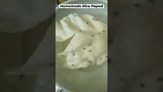 Rice Papad |How to make Rice Papad |Papadam |അരി പപ്പടം  |#Shorts #Youtubeshorts