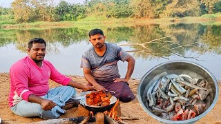 പുഴയിലെ മീൻ പിടിച്ച് ഇത് പോലെ മസാല ഉണ്ടാക്കിയാൽ😋  River Fishing Kerala style |  fish fry recipe