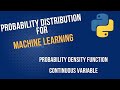 Introduction to Probability Distribution for Machine Learning | Probability Density Function
