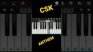 CSK Anthem on Casio #shorts #trending shorts
