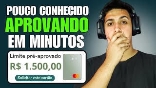 CARTÃO DE CRÉDITO POUCO CONHECIDO VOLTOU APROVAR EM MINUTOS! VEJA COMO SOLICITAR O SEU