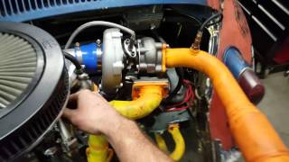 Turbo 1600cc VW running