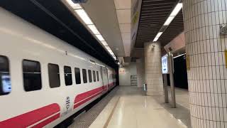 448次普悠瑪自強號(代打太魯閣)往台東進入板橋站(車上突然跳電)