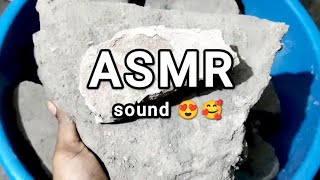 ASMR New texture🤗 black mud dirt 😍🥰soft dry deep crumbling😘and paste mixing