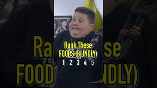 RIZZLER Ranks Random Foods BLINDLY! Did He Kill It? #shorts #therizzler #ranking #food #costco