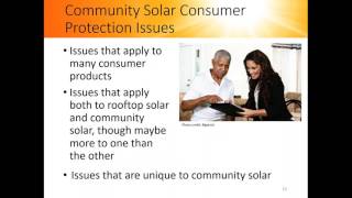 Consumer Protections for Community Solar (6.22.2017)