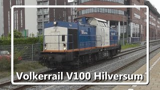 Losse Volkerrail V100 op station Hilversum!