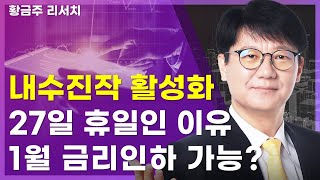 오늘[딱!이거] 내수진작 활성화 27일 임시휴일인 이유, 1월 한국은행 금리인하 가능? 필수확인!!